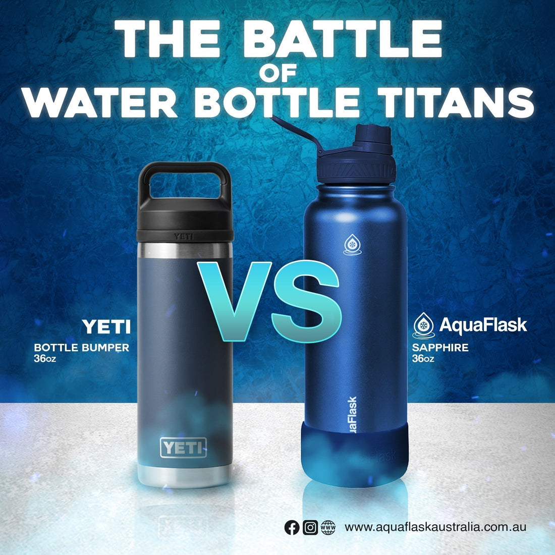 Yeti vs Aquaflask: The Battle of Water Bottle Titans