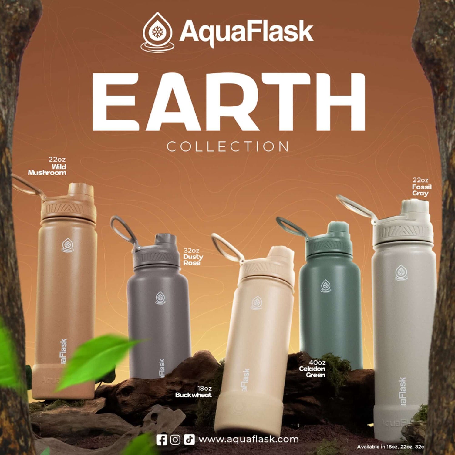 AquaFlask Earth 系列新品推出，一场高端革命 – Aquaflask