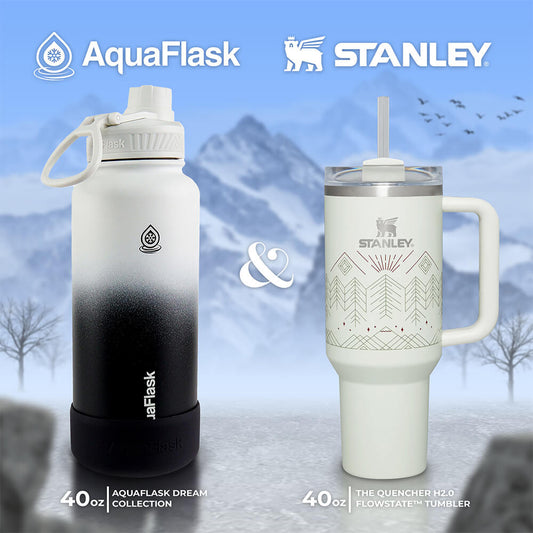 AquaFlask vs. Stanley, A Comparison of Two Iconic Water Bottles