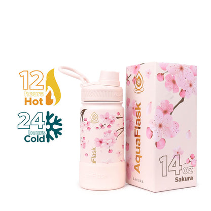 Aquaflask Sakura Special Edition Thermal Insulated Water Bottles