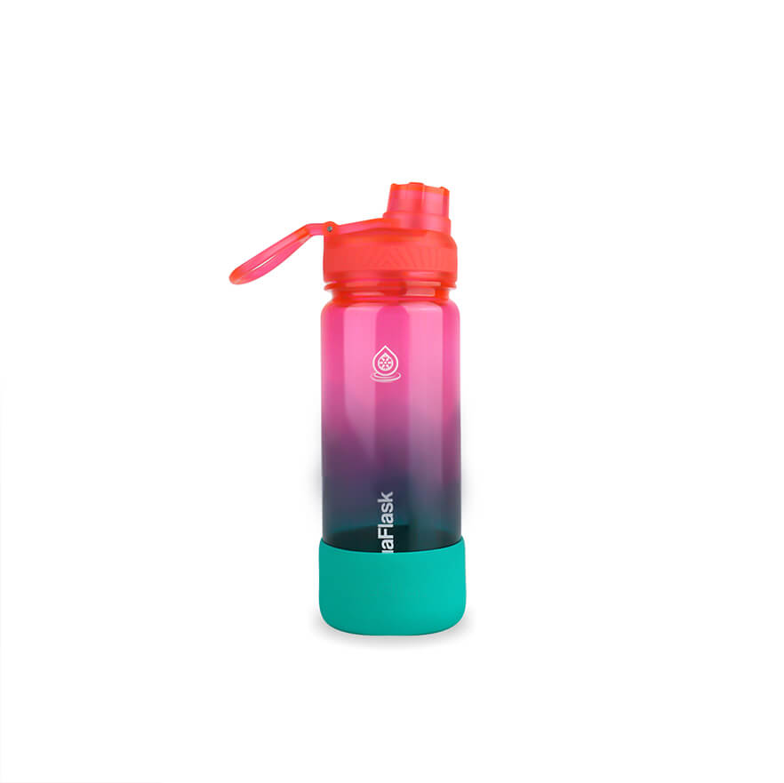 AquaFlask Trek 不含 BPA 的 Tritan 水瓶 470 毫升（16 盎司）