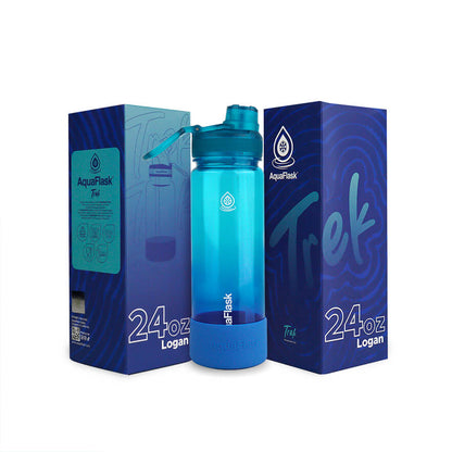 AquaFlask Trek 不含 BPA 的 Tritan 水瓶 710 毫升（24 盎司）