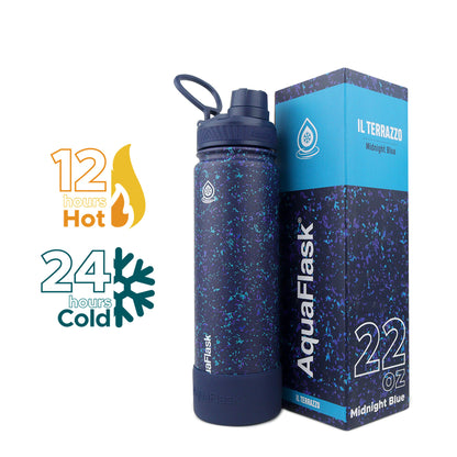 AquaFlask IL Terrazzo Vacuum Insulated Water Bottles 650ml (22oz)