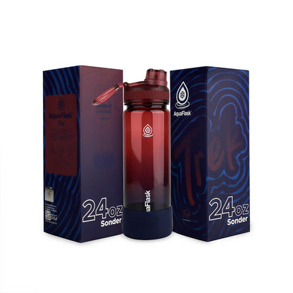 AquaFlask Trek 不含 BPA 的 Tritan 水瓶 710 毫升（24 盎司）